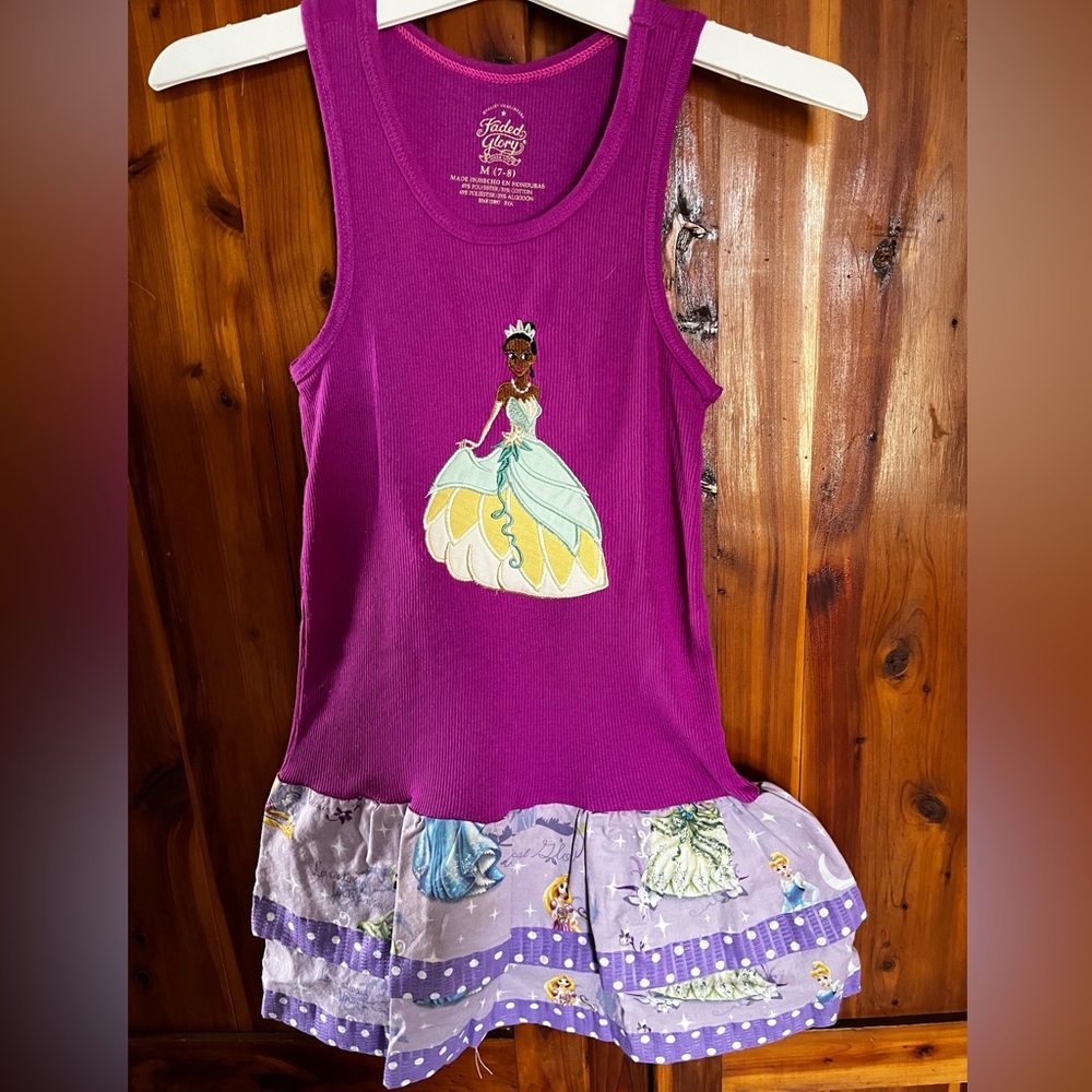 Disney themed Tiana homemade dress